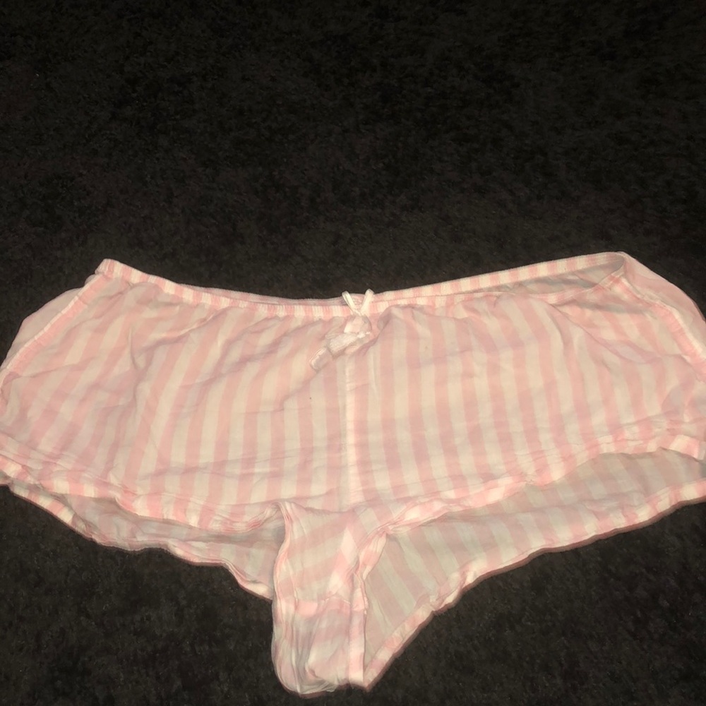 Victoria’s Secret Pink medium striped shorts